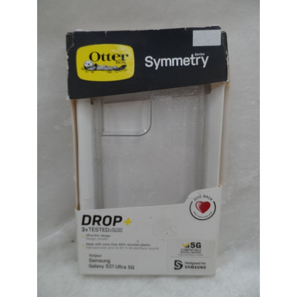 OtterBox Symmetry Case for Samsung Galaxy S21 Ultra 5G - Stardust Glitter Clear